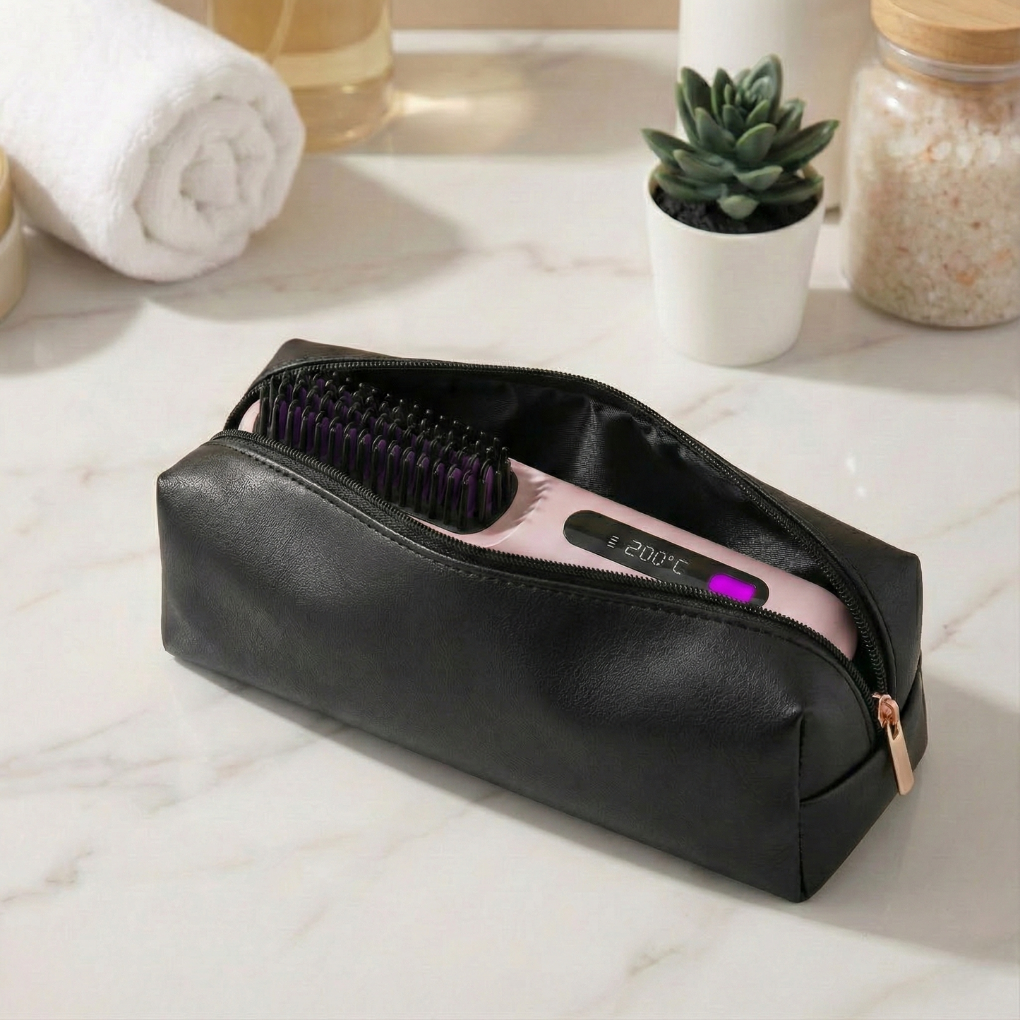 LUMEA™ Wireless Styling brush pouch bundle